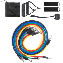 Sport Rubber Band for Fitness Equipment Resistance Bands Elastic Band for Pulling  Training Portable Body Sports Black