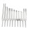 10 PCS Tuning Fork Set , Tuning Forks for Healing Chakra Sound Therapy Keep Body Silver 4