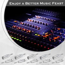 10 Pack XLR Adapter, 5 Pcs Male to XLR Male Adapter and 5 Pcs Male to XLR Female Adapter,1/4 Inch TRS to XLR Connector
