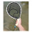 Nylon Fly Fishing Net ,Wooden Non-Slip Handle, Trout Mesh Tool, Fish Catch Release Scoop, Bent Handle 7