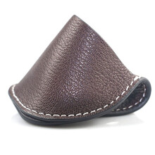 Portagessetto da Biliardo Tasca Portagessetto In Pelle con Clip Carambola da Biliardo Accessori Professionali per Biliardo Marrone