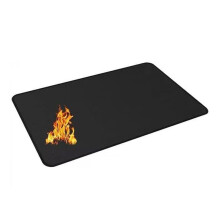 Fire Resistant Grill Mat BBQ Grill Mat Folding Oil-Proof Grill Floor Pads Fireproof Floor Mat Fire Pit Mat for Decks