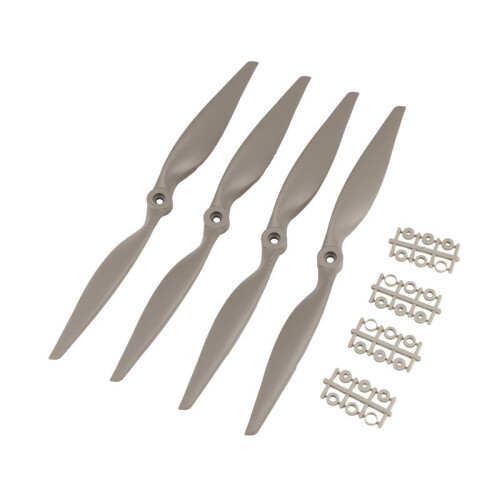 4 Peças RC Hélices CW 12x6 Polegadas para Avião com Anéis Adaptadores