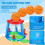 Sim Utomhus Vattenspel Pool Strandtillbehör Uppblåsbart Set Beach Fun Summer 5