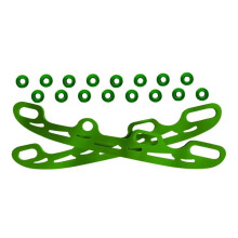 Durable-Reinforced Rink Sport Tool Ice Skate Blade& Leisure Ice Hockey Skate Accessoriesful Small Green