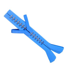 Rutschfeste Kufenschoner für Hockeyschuhe, Rostfreier Eiskunstlauf-Schlittschuhschutz, Blaues Modell, Kufenschoner für Schlittschuhe