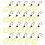 Camping Tent Elastic Rope Buckle Fixed Binding Belt Elastic Rope Hook Camping Canopy Accessories Pull Rope Yellow 1