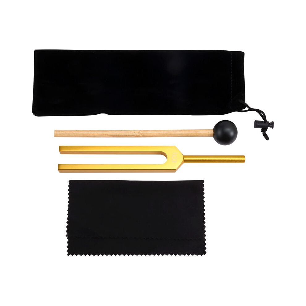 Typecat Gold 432 Hz Tuning Fork For Healing Sound Healing Therapy And Yoga 423Hz Aluminum Alloy Tuning Fork