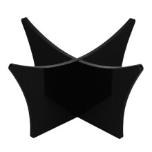 Accessorio per Display Portatile con Supporto per Sfera In Acrilico Base per Display per Rugby, Calcio, Basket, Pallavolo. Trasparente