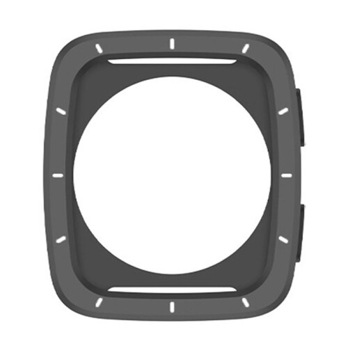 For  Active 2 Square/Active2s Square Sapphire Watch Metal Protective Case Black
