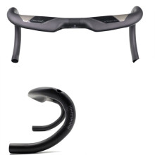 KOCEVLO Carbon Fiber Ultralight Road Bike Handlebar 440mm Matte Internal Routing Road Bike Handlebar