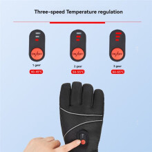 1 Pair Thermal Gloves Windproof Electric Heating Gloves Men Women for Ski Cycling for Motorcycle Heated Gloves