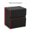 Tabletop Game Portable Storage Box, Card Protector, Large Capacity Storage Box Black and Red 2