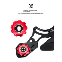 TOOPRE Mountain Bike Single Plate Chain Guide DH Soft Tail Chain Guard 32T-38T Tooth Plate Chain Stabilizer ISCG03/05
