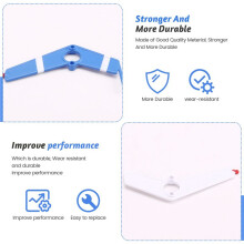2PCS RC Toy Helicopter Upgrade C138 Vertical Wing Set for RC ERA C138 Bell 206 1:33 RC Toy Helicopter Parts