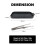 Grill Pan Set Thickened Heat-Resistant Non-Stick Rectangular Grill Multi-Function Outdoor Camping Grill Pan 7