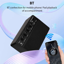 Small Electric Guitar Speaker Portable Guitar Practice Speaker Suitable for Daily Practice and Street Performances