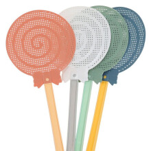 Bonbonfarbene Fliegenklatsche, Verdickter Kunststoff, Langlebige Mückenklatsche, Mückenklatsche mit Langem Griff, Mückenklatsche
