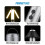 Multifunktions LED Utomhuscampinglykta, Cmping Light/Ficklight 2-In-1, Fretable Light Pole, Passar för Utomhusbruk 6