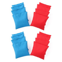 16 Pcs Bean Bags Set Cornhole Bean Bags Toss Game Bags for Fun Sports Outdoor Family Game with Filling
