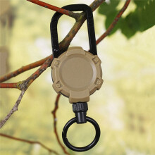 Magnetic Carabiner Keychain Outdoor Camping Climbing Snap Clip Lock Buckle Hook Retention Rope White