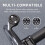 Universal Speedometer Mount Bracket,Compatible with ,Blackbird,XOSS,M5M6M6W Extension Holder for Bike Computers 5
