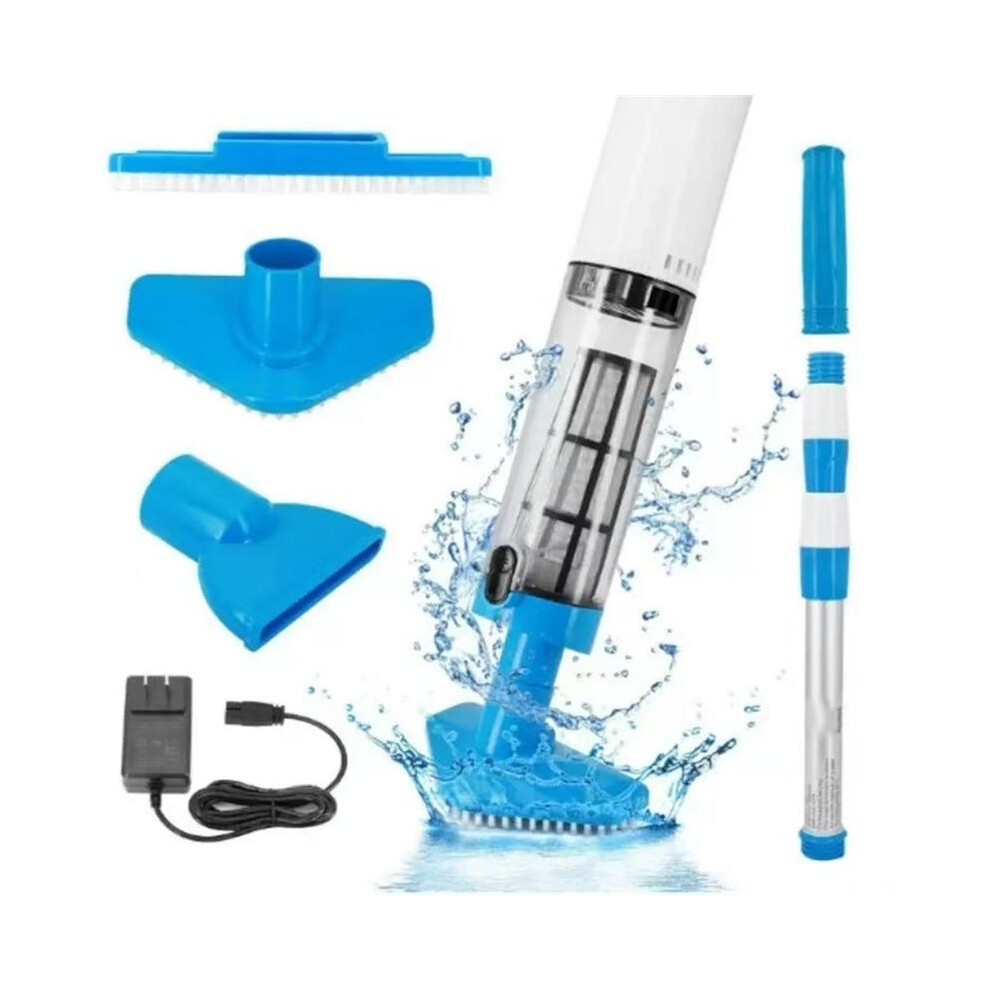 3-In-1 Cordless Pool Vacuum Cleaner Eu Plug Handheld Pool Cleaner For Spas Hot Tubs Small Pools Eu Plug 4713632024240