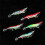 5pcs Glowing Squid Fixtures Artificial Shrimp Squid Bait Fish Bait 5
