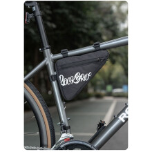 ROCKBROS Bike Frame Triangle Bag - Waterproof Top Tube Cycling Bag for MTB & Road Bicycles, Front Saddle Tool Storage