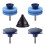 4PCS Lawn Mower Blade Sharpener,Mower Blade Sharpener with Blade Balancer for Any Power Drill Hand Drill 1