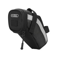 B-SOUL Bicycle Saddle Bag 1L Small Storage Cycling Tail Rear Pouch Bag Accessory Kit Tool Reflective Cycling Accessories