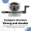 6 Set of Technic Trans-Clear Gearbox Assembly Kits Compatible with  Technic Trans-Clear Wormbox Gear Motor Reducer 4