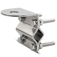 Walkie-Talkie Vehicle Antenna Base, Tube Clamp, Clip Antenna Luggage Rack, Stainless Steel Tube Clamp