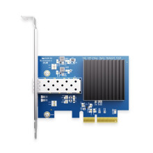 10G SFP+ Glasfaser-Netzwerkkarte PCIe 3.0 X4 Einzelport-Netzwerkkartenadapter RTL8127AF-Chip für Win11