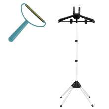 Opvouwbare Telescopische Stoomstandaard, Kledingstomerhouder met Draaibare Hanger, Stoomrek van Aluminiumlegering