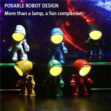 Niedliche -LED-Nachtlampe mit Einsamem Roboter-Cartoon-Motiv für Jungen- und Mädchenzimmer, Heimdekoration A