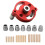 Self Centering Doweling Jig, Dowel Drill Guide 3/4/5/6/7/8/9/10mm Handheld Drill Guide for Straight Holes Wood Panel 1