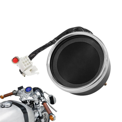 Motorfiets Snelheidsmeter Vervangend Accessoire met Oliedrukmeter en Display, Draagbare Motorfiets Kilometerteller 1