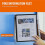 Wall Display Board System,5 Pocket Display Panels,Multicoloured Document Holder for Exhibition Halls,Offices 1