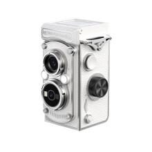 Vintage Digital Camera Dual Lens 5MP 1080P FHD Video Vlogging Portable Retro Camera with Flash A