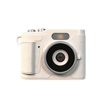 Retro Digital Camera with Flash 1080P Bag Charm Children'S Video Camera with Screen 5 Megapixels White