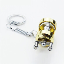 Fishing Accessories Tools Metal Fishing Wheel Decoration Pendant Fishing Reel Can Shake Key Chain Small Gift