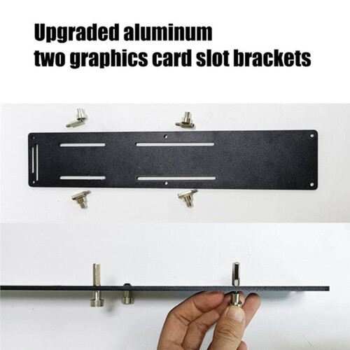 Card Vertical Bracket Riser PCI Express Stent Mount Stand Holder for PC Case 3 Slot GPU Rack 3090 1