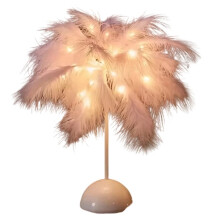 Table Lamp Warm White Light Tree Lampshade LED Wedding Decorative Lights Birthday Gift Home Decor