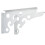 2PC Triangle Folding Angle Bracket Heavy Duty Adjustable Wall Mounted for Bench Table Shelf DIY Hardware 1