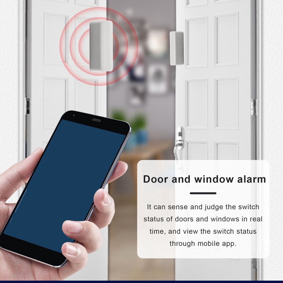 Tuya Wifi Door Sensor Door Open / Closed Detectors Compatible Works With Alexa Home Ifttt Tuya App 4711463667148