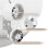 Ventilador de ExaustãO de Duto em Linha de 220 V Ventilador de VentilaçãO de Resfriamento de Ar Branco - 4 Polegadas 5