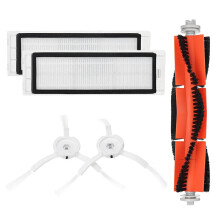 Filtres de Brosse Principale Accessoires de Brosses LatéRales pour MI Robot S5 S6 Pièce D'Application Domestique D'Aspirateur