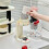 Water Cup Dispenser,Water Dispenser Disposable Cup Holder Rack Flat Bottom Cups, Pull Type Paper Water Cup Dispenser B 5