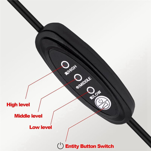 2pcs USB Cable with Inline , 3-Speed Adjustable Control for LED Strips, Fans, Motors 2
